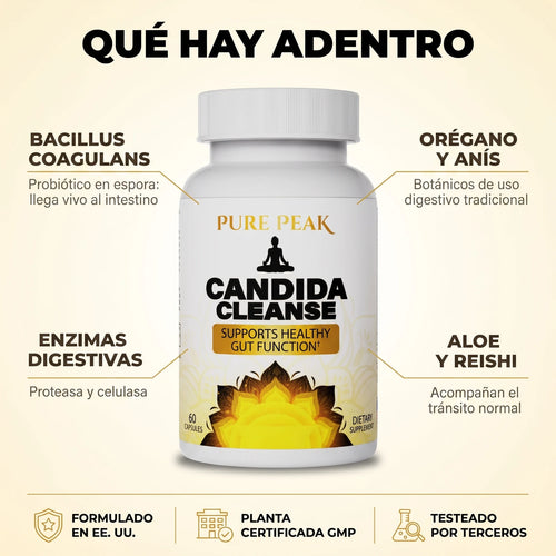 Candida Cleanse™ - Limpieza Intestinal en Cápsulas