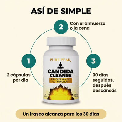 Candida Cleanse™ - Limpieza Intestinal en Cápsulas