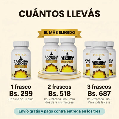 Candida Cleanse™ - Limpieza Intestinal en Cápsulas