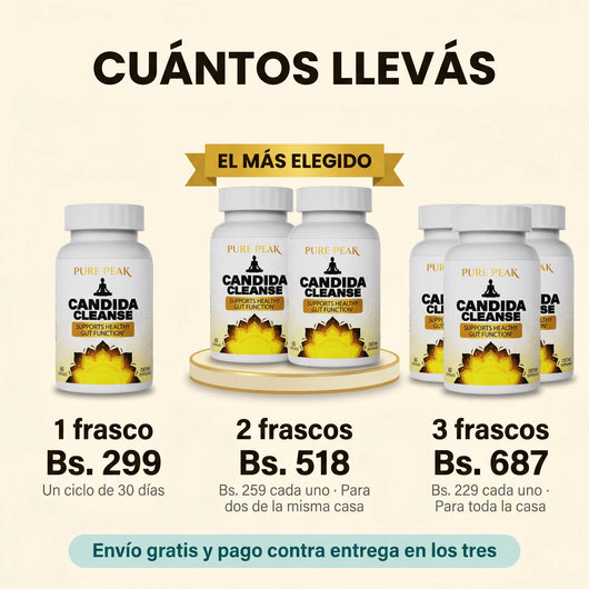 Candida Cleanse™ - Limpieza Intestinal en Cápsulas