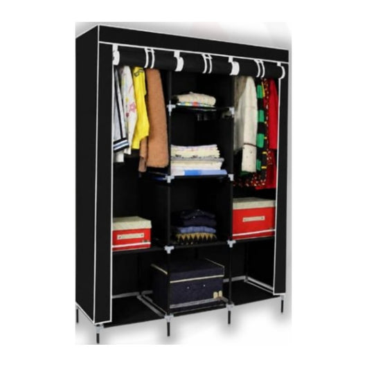 Closet Armable Portátil color Negro