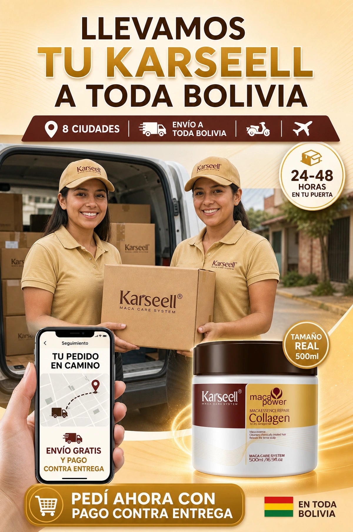logistics - Mascarilla capilar con colágeno Karseell