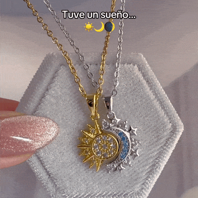 Collares Sol & Luna 🌞🌙 – Unidos aunque estén lejos