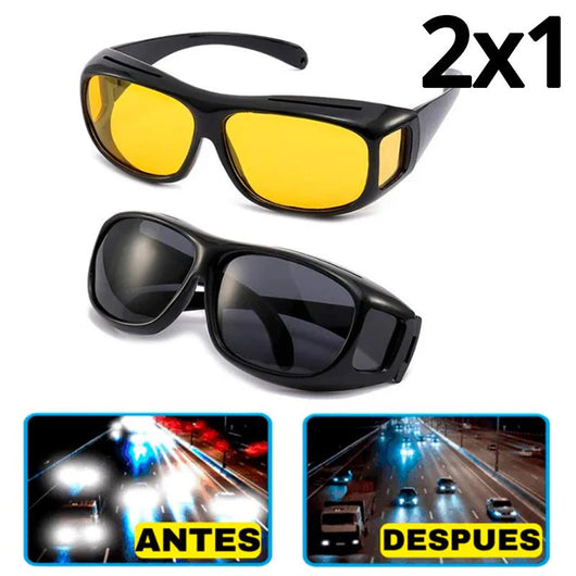 PROMO 2X1: GAFAS DE CONDUCCIÓN HD | Para Día y Noche - Charliac Bolivia