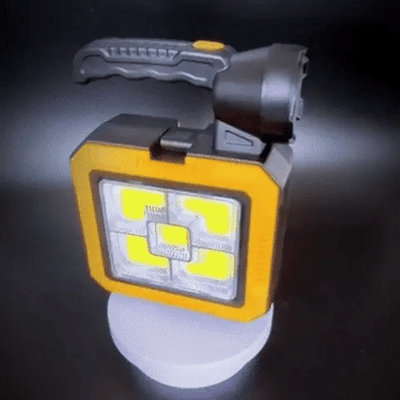 Kit Linterna Solar Multifuncional® - Reflector + Batería + 16 Herramientas - Charliac Bolivia