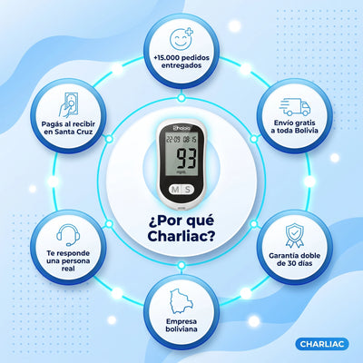 Por qué comprar en Charliac: más de 15.000 pedidos, pago al recibir en Santa Cruz y envío gratis