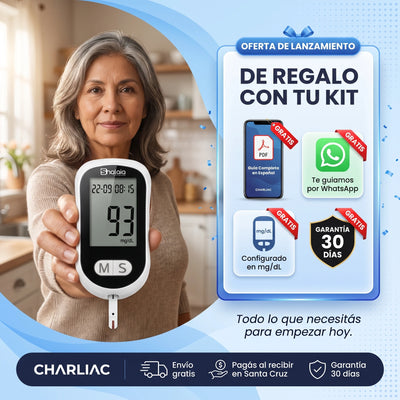 Regalos con tu glucómetro: Guía Completa en Español, ayuda por WhatsApp y configurado en mg/dL