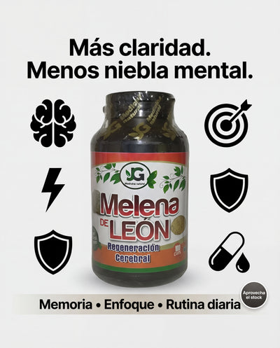 Melena De León | 100 Cápsulas De 500mg