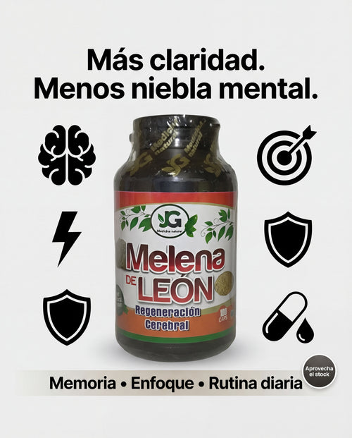 Melena De León | 100 Cápsulas De 500mg