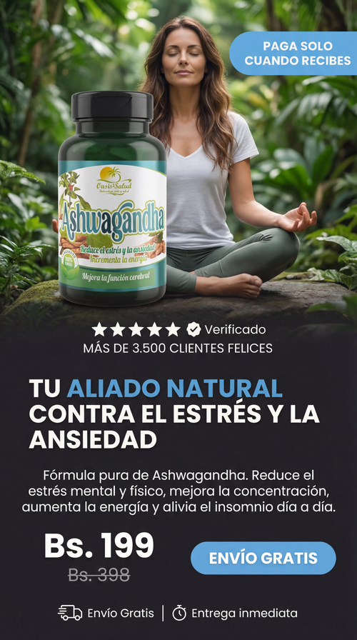 Ashwagandha | 100 Cápsulas de 500mg