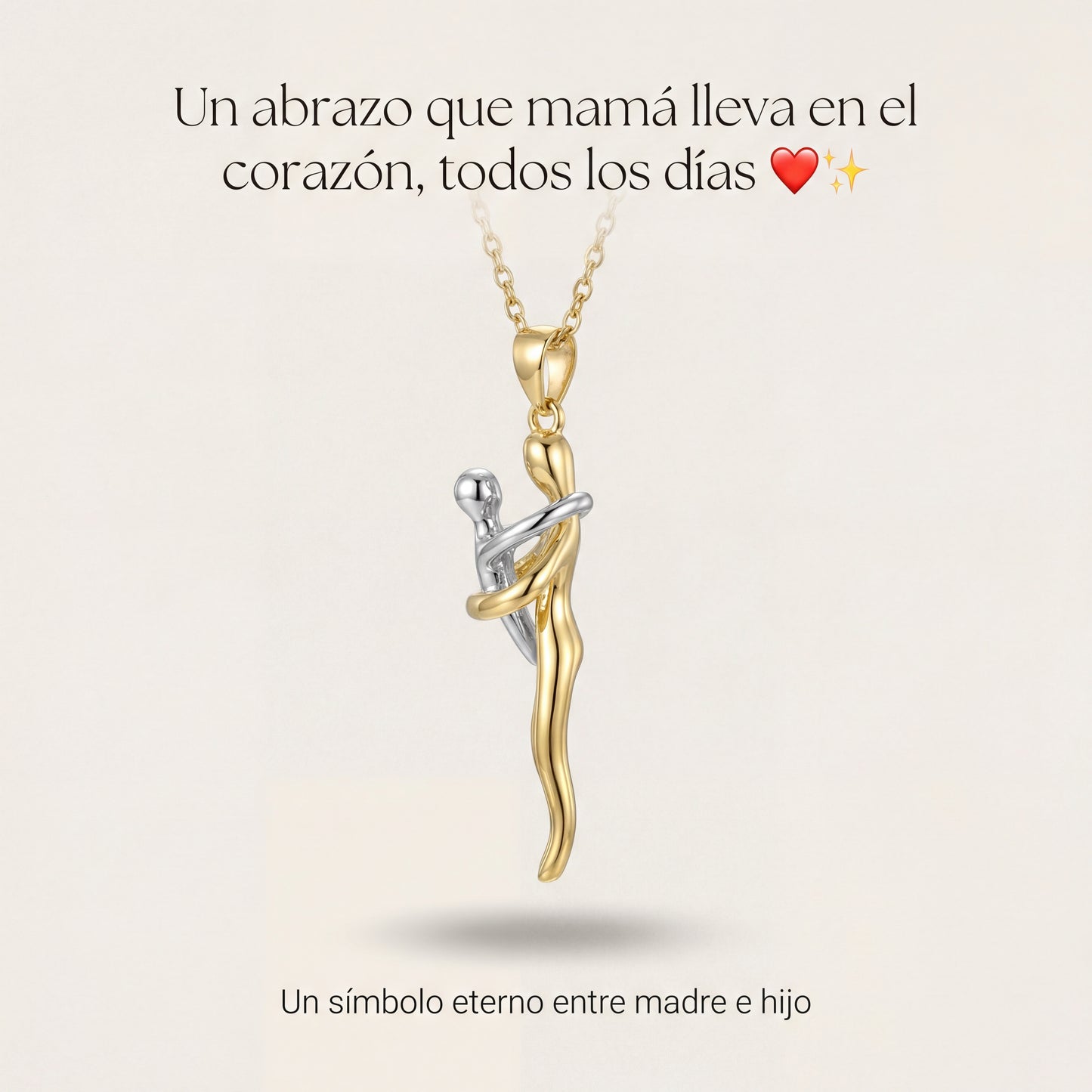 Collar Abrazo Infinito 💝 – Mamá e hij@, unidos para siempre