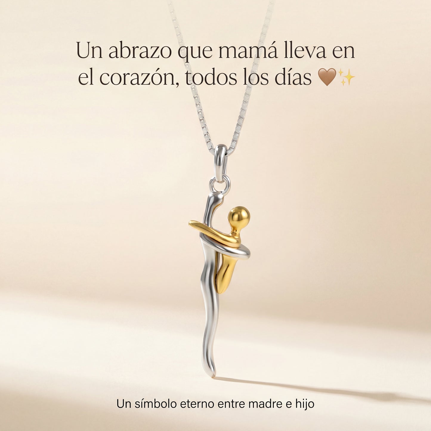 Collar Abrazo Infinito 💝 – Mamá e hij@, unidos para siempre