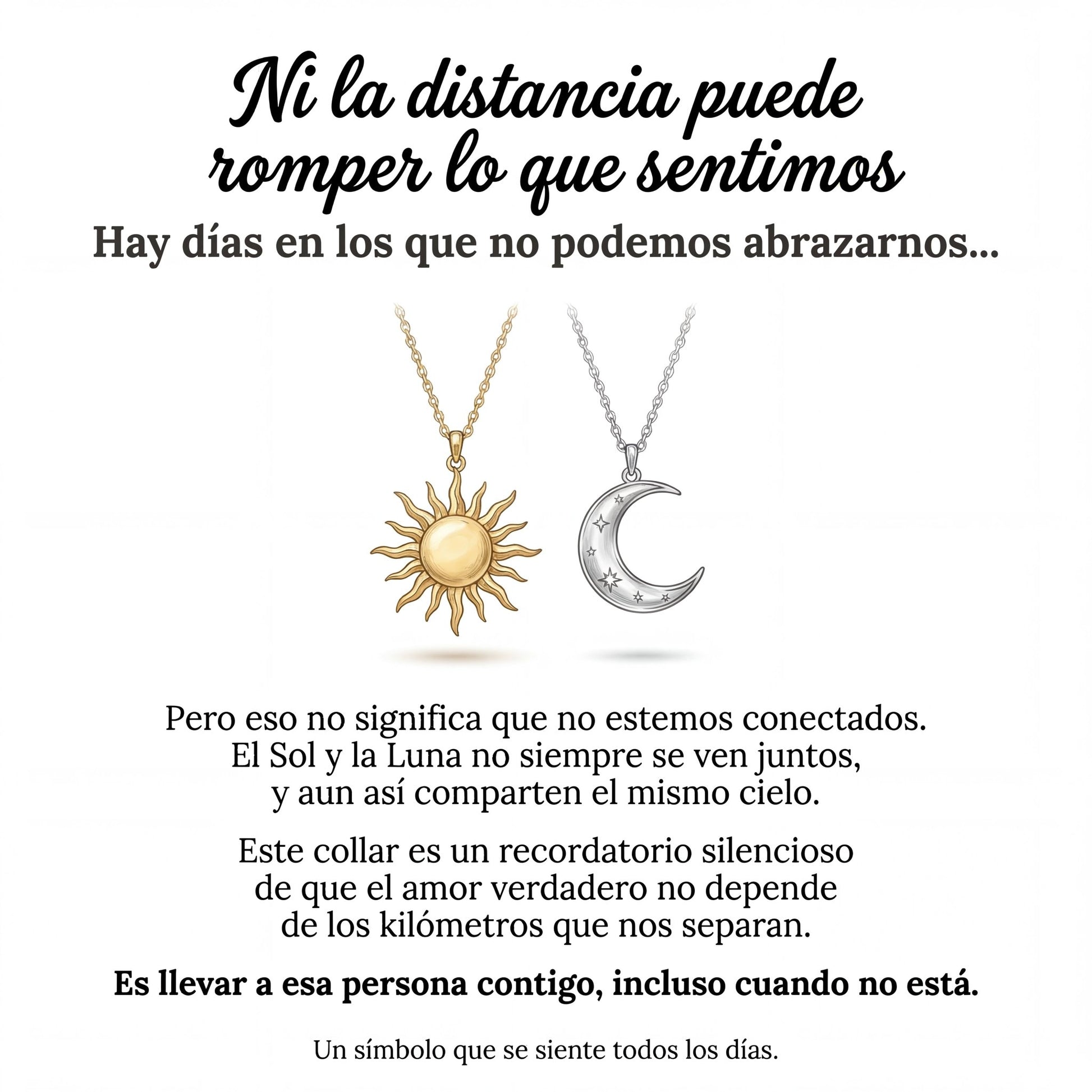 Collares Sol & Luna 🌞🌙 – Unidos aunque estén lejos - Charliac Bolivia