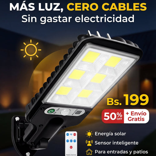 Luz Solar Smart™ con Sensor de Movimiento