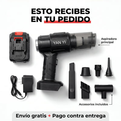 Aspiradora + Sopladora Portátil Profesional