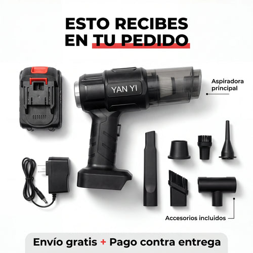 Aspiradora + Sopladora Portátil Profesional