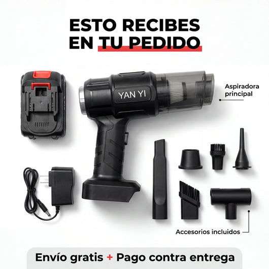 Aspiradora + Sopladora Portátil Profesional