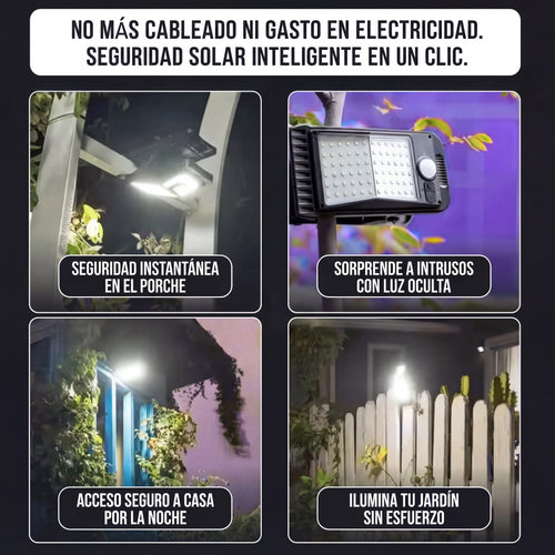 SolarClip Pro® - Luz LED con Sensor y Carga Solar