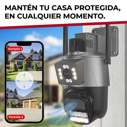 Guardián Pro® - Cámara de Seguridad WiFi Doble Lente