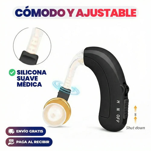 AudioClear Pro® — Amplificador Auditivo Recargable