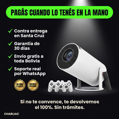 Pagás cuando lo tenés en la mano: contra entrega en Santa Cruz, garantía de 30 días y envío gratis