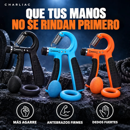 Kit 5 Piezas Fortalecedor de Antebrazo y Mano® — Ajustable 5-60 kg