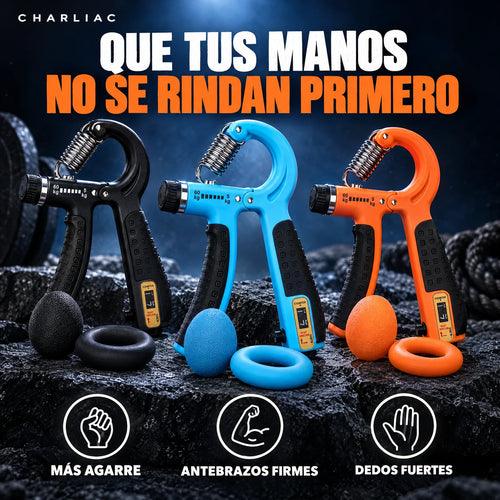 Kit 5 Piezas Fortalecedor de Antebrazo y Mano® — Ajustable 5-60 kg