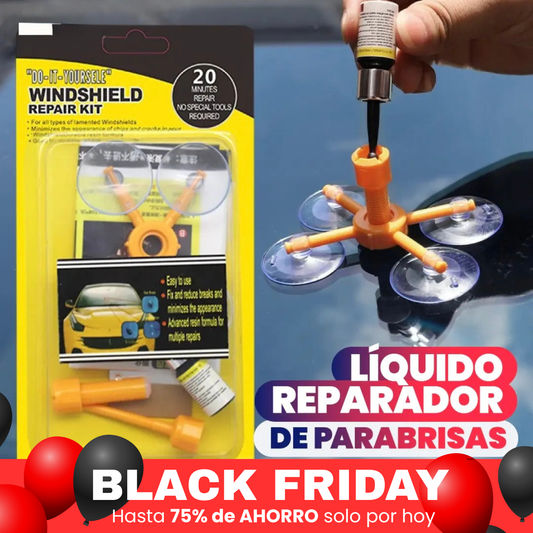 KIT REPARACIÓN DE PARABRISAS Y VIDRIOS