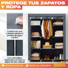 Closet Armable Portátil® — 3 Cuerpos + 8 Compartimentos Tela Impermeable