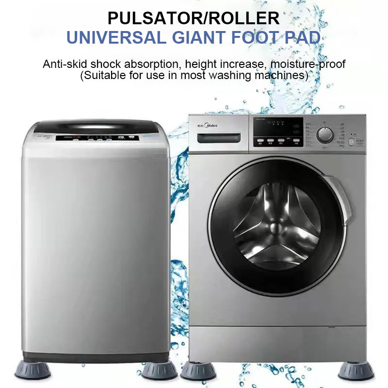 Soportes Antivibración para Lavadora® — Elimina Ruido y Vibración (Set 4)