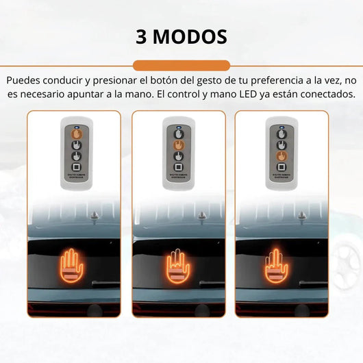 MANO LED CON GESTO PARA AUTO + ENVÍO GRATIS - Charliac Bolivia