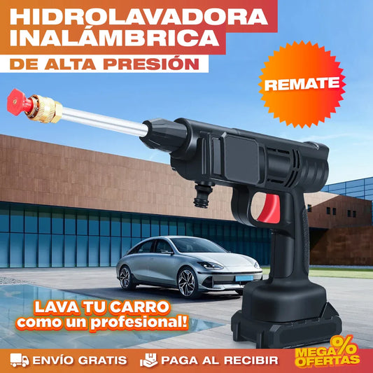Hidrolavadora Inalámbrica de Alta Presión® — Pistola Recargable 22 Bar