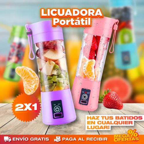 Promo 2x1 - Licuadora Portátil Recargable® — Batidos en 30 Segundos