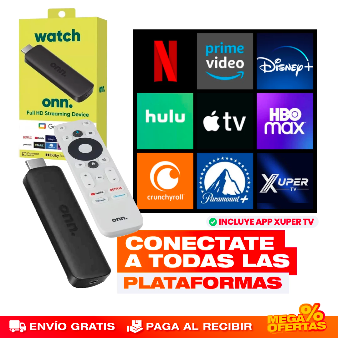 Convertidor Smart TV Google XUPER® — Android TV Certificado 4K