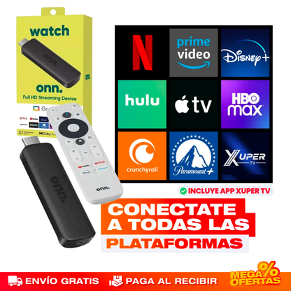 Convertidor Smart TV Google XUPER® — Android TV Certificado 4K