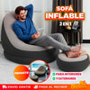 Sofá Inflable Premium 2 en 1 con Reposapiés® — Cómodo Donde Quieras
