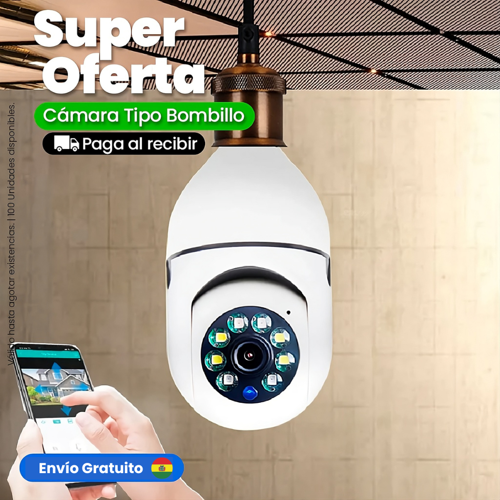 Vigilight™ – Cámara de Vigilancia 360°