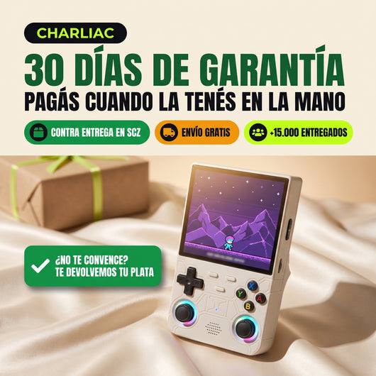RetroPocket Pro con 30 días de garantía, contra entrega en Santa Cruz y envío gratis a toda Bolivia