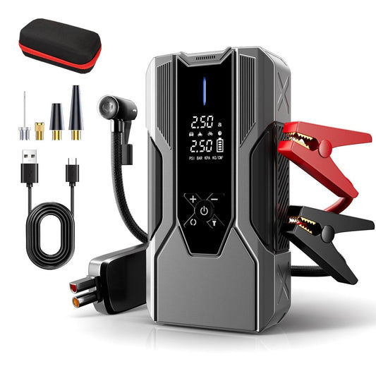 BOLTSTART PRO® Arrancador de Batería + Inflador + Power Bank