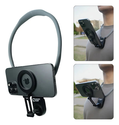 Soporte de Cuello Magnético POV® — Graba con las Manos Libres para TikTok y Reels