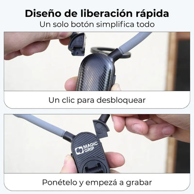 Soporte de Cuello Magnético POV® — Graba con las Manos Libres para TikTok y Reels