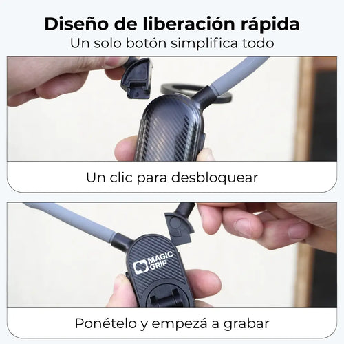 Soporte de Cuello Magnético POV® — Graba con las Manos Libres para TikTok y Reels